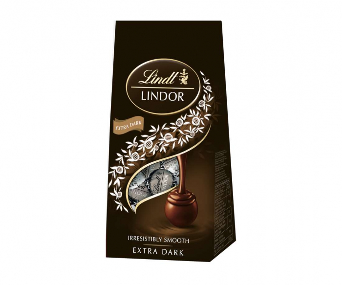 LINDOR Bomboane de Ciocolata Neagra 75g [1]