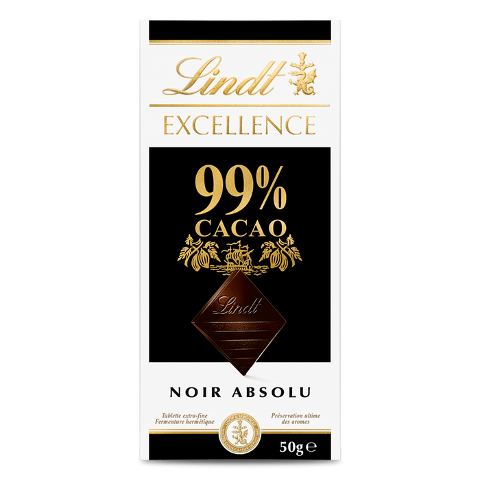 LINDT Dark Excellence Ciocolata Neagra 99% 50g [1]