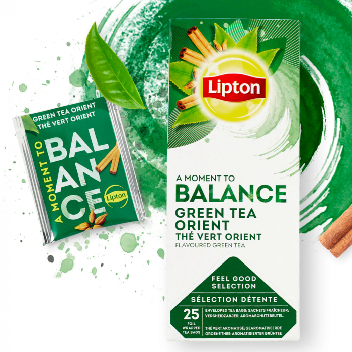 LIPTON Balance Ceai Verde Orient 25 plicuri [3]