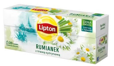 LIPTON Chamomile si Lemongrass Ceai de Musetel 20x2g [1]