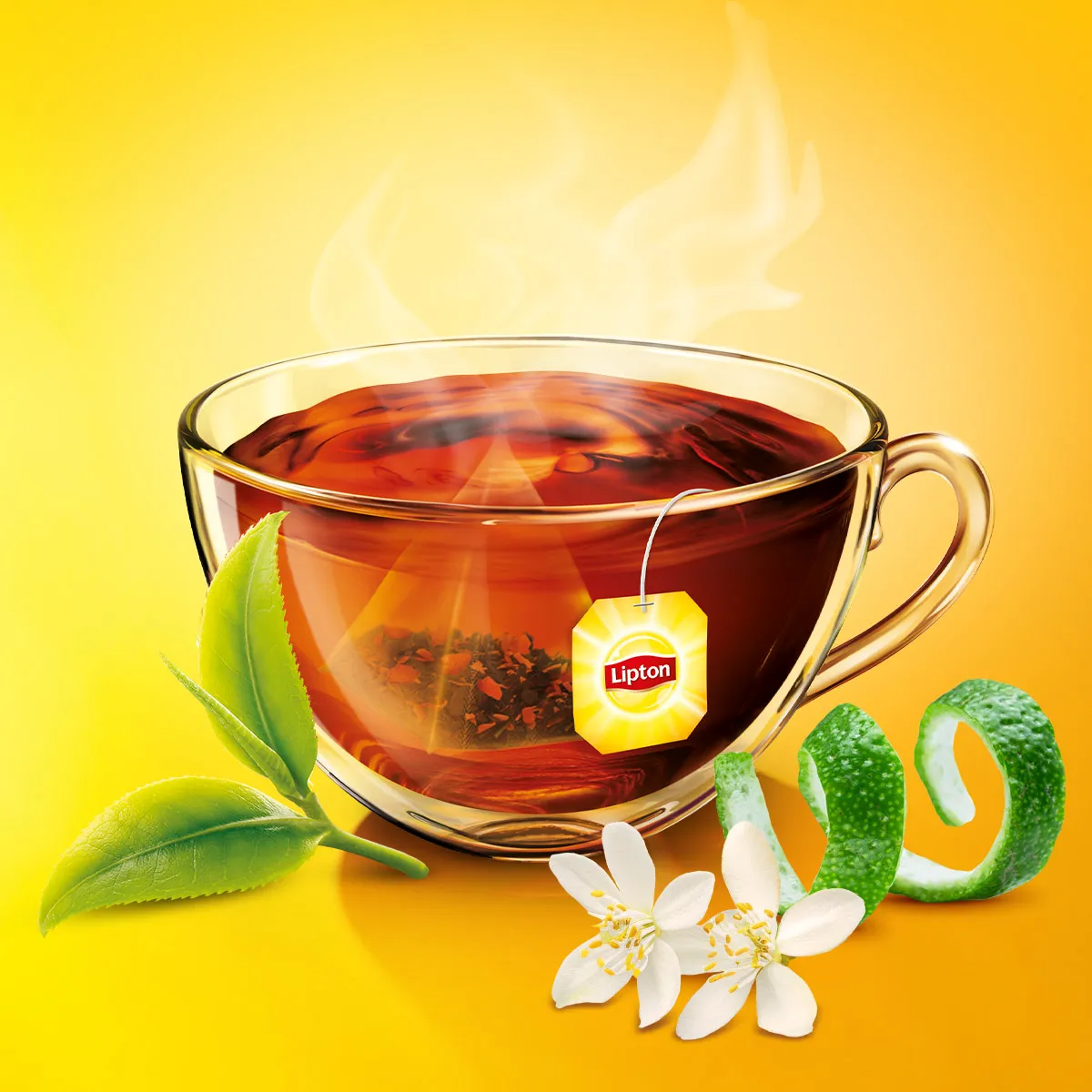 LIPTON CHAI Ceai Negru Earl Grey cu Bergamota Piramide 20 plicuri [5]