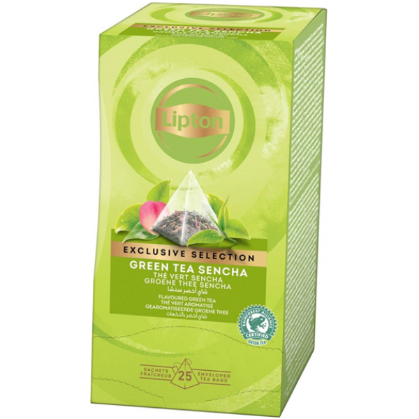 LIPTON Exclusive Green Tea Sencha Pyramid 25x1.8g 45g [1]