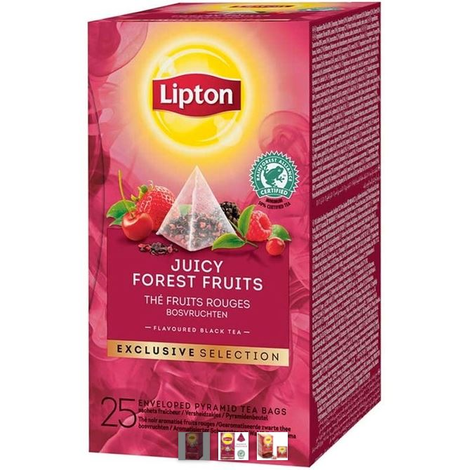 LIPTON Exclusive Selection Tea Juicy Forest Fruit Pyramid 25x1.8g 45g [2]