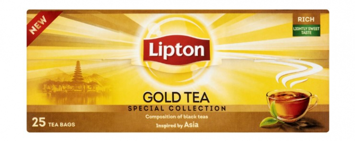 LIPTON Gold Black Tea Amestec de Ceai Negru 25 buc [1]