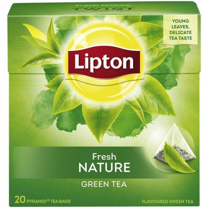 LIPTON Piramide Ceai Verde Fresh Nature Green Tea 20 plicuri 28g [1]