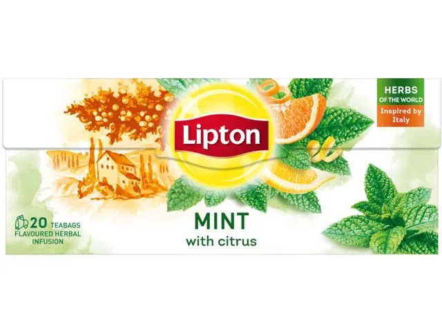 LIPTON Herbal Ceai Infuzie de Menta cu Citrice 20 Plicuri [2]