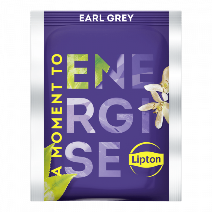 LIPTON Energize Earl Grey Ceai Negru cu Bergamota 100x2g [3]