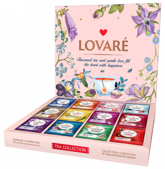 LOVARE Ceai Asortat Flower Tea 12 sortimente x 5buc 60 plicuri [2]