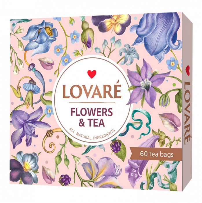 LOVARE Ceai Asortat Flower Tea 12 sortimente x 5buc 60 plicuri [1]