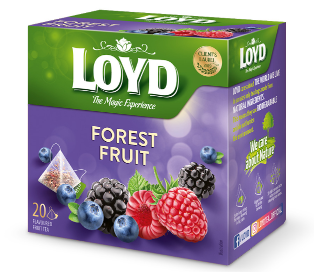 LOYD Ceai Infuzie Fructe de Padure Piramide 20x2g [4]