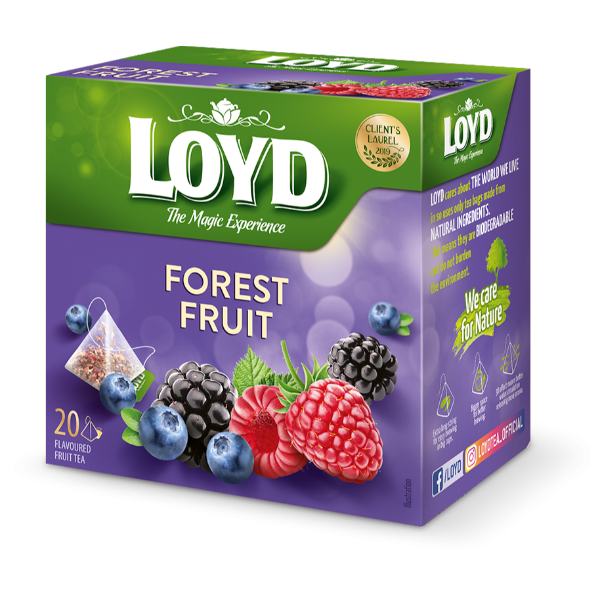 LOYD Ceai Infuzie Fructe de Padure Piramide 20x2g [1]