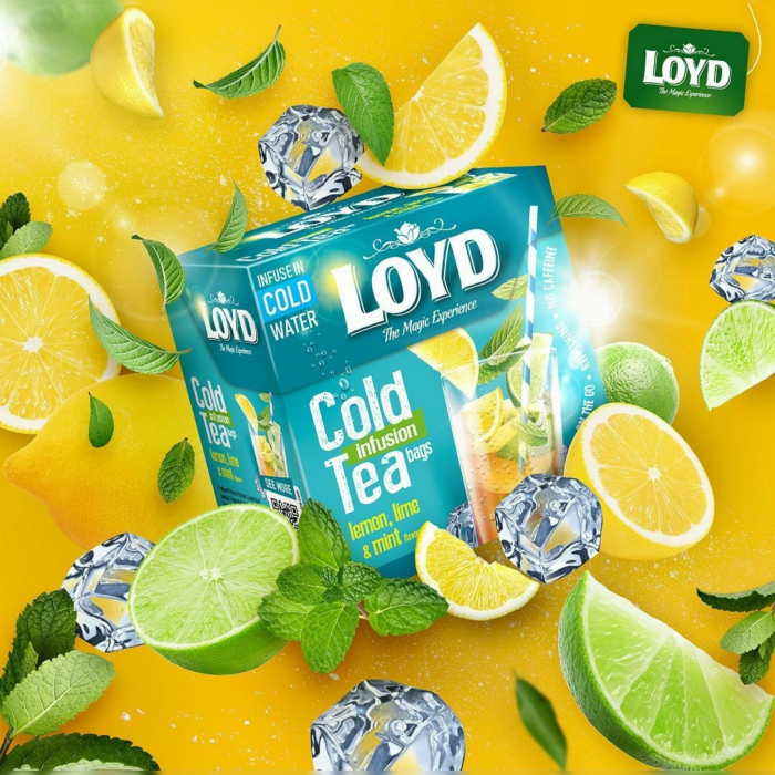 LOYD Ceai Rece Cold Ice Tea Infuzie Lamaie, Lime si Menta - Piramide 12x2g [2]