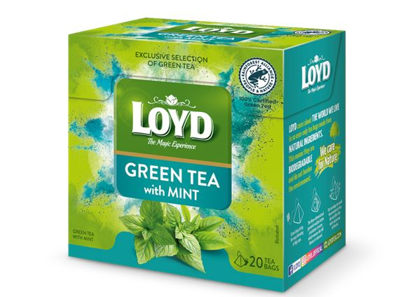 LOYD Green Tea Mint Ceai Verde cu Menta 20x1.5g [2]