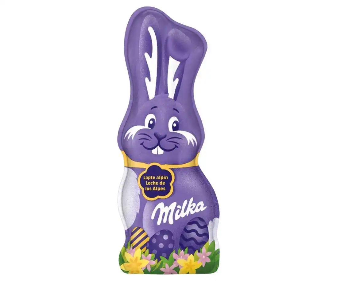Iepuras de Ciocolata cu Lapte din Alpi MILKA 45g [2]