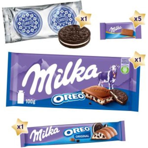MILKA Oreo Mix cu Dulciuri pentru Craciun 182g [2]