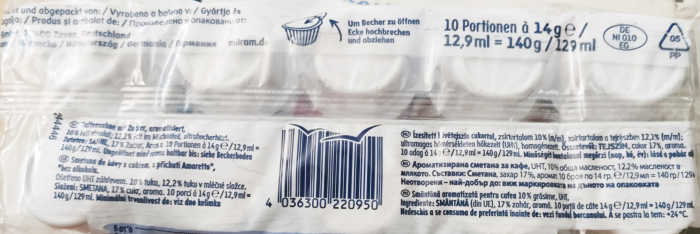 MILRAM Lapte Condensat cu Aroma Amaretto 10x14g [3]