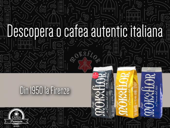 MOKAFLOR 100% Arabica Nero Bernini Cafea Boabe 1Kg [7]