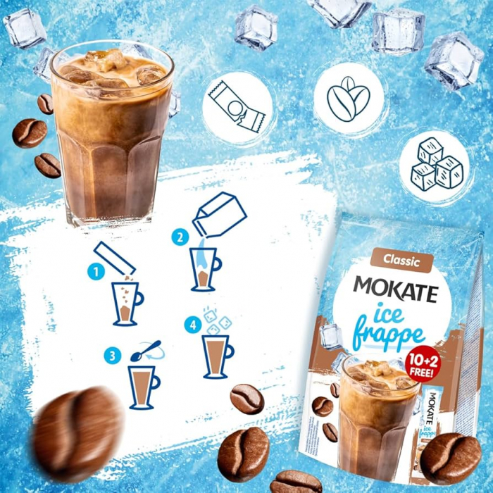 MOKATE 3in1 Frappe Cafea Rece Instant Plic 16x15g [2]