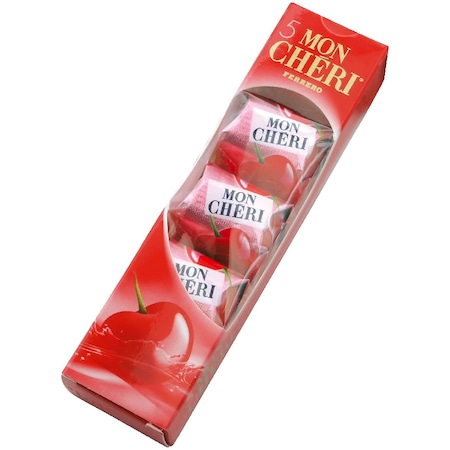 MON CHERRY Praline de Ciocolata cu Lichior si Cireasa Intreaga 52.5 g [1]