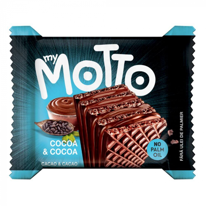 MY MOTTO Napolitane cu Crema de Cacao 20x34g [3]