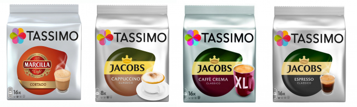 Pachet 12 cutii Capsule Cafea Tassimo + Cadou Espressor Bosch Tassimo Vivy II [4]