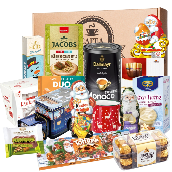 Pachet Cadou CAFEA PREMIUM  - Gourmet Christmas - 15 piese [1]