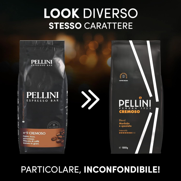 PELLINI Verona 1922 Cremoso Morbido e Speziato - Cafea Boabe 1kg [2]