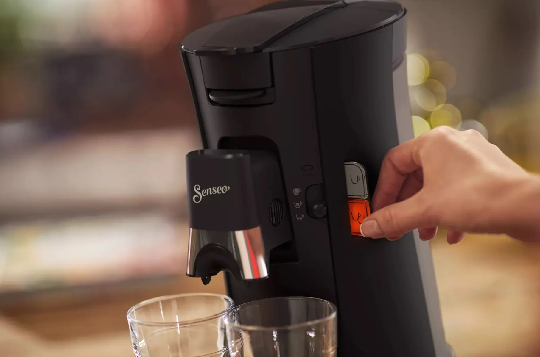 PHILIPS Senseo Select CSA230/61 Espressor Cafea Paduri 62mm, Intensity Plus, Crema Plus, 1450 W, Negru [5]