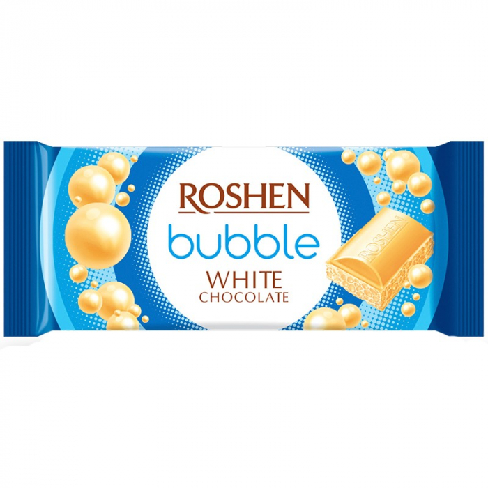ROSHEN Bubble Ciocolata Aerata Alba 80g [1]