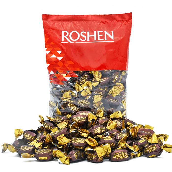 ROSHEN Toffelini Caramele Dark cu Ciocolata 1Kg [2]
