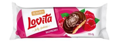ROSHEN Lovita Biscuiti cu Jeleu de Zmeura 135g [1]