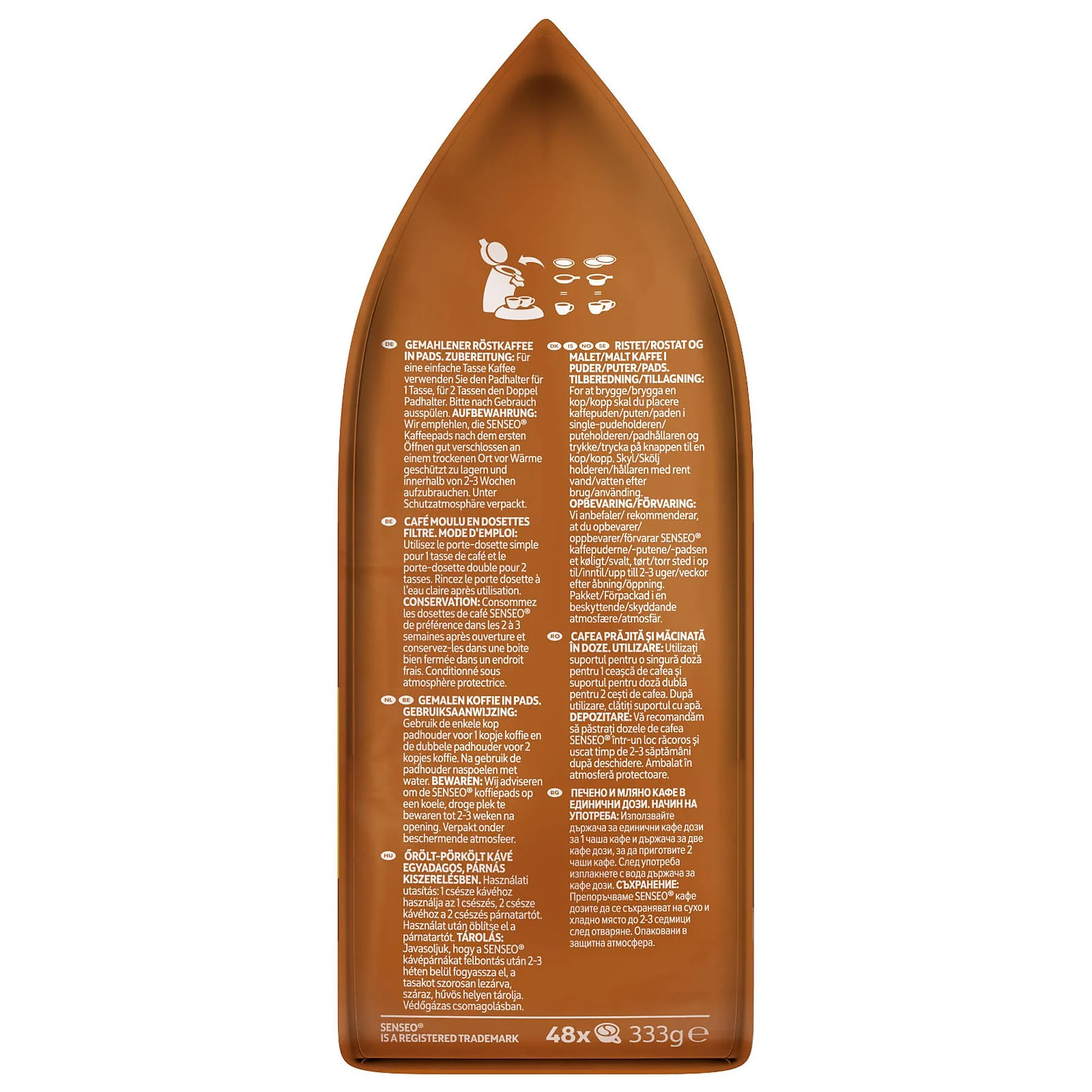 SENSEO Paduri Cafea Strong 62mm Pachet XXL 48buc [5]