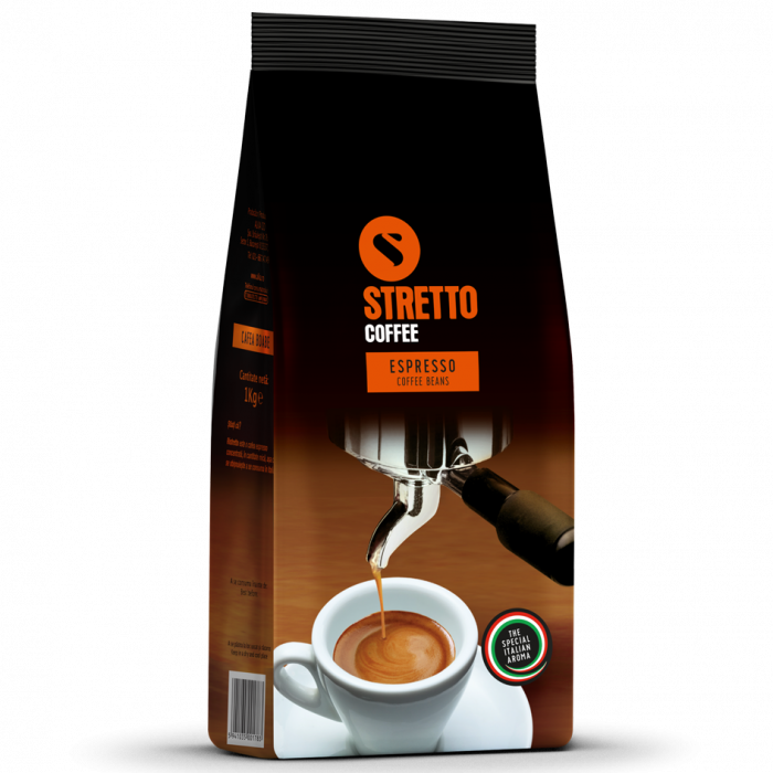 STRETTO Espresso Professional Cafea Boabe 1Kg [1]