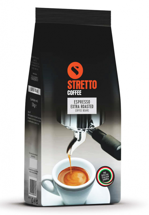 STRETTO Espresso Classic Cafea Boabe 1Kg [1]
