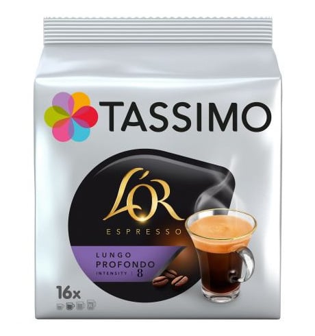 TASSIMO L'OR Espresso Lungo Profondo Capsule de Cafea 16buc 128g [1]