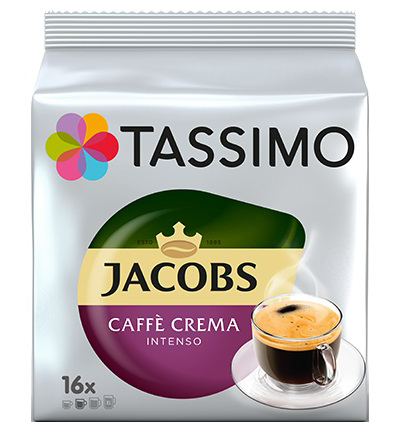 TASSIMO Jacobs Caffe Crema Intenso Capsule cu Cafea 16buc 132.8g [1]