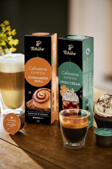TCHIBO CAFISSIMO Capsule Espresso  cu Scortisoara Cinnamon Roll 10buc [10]