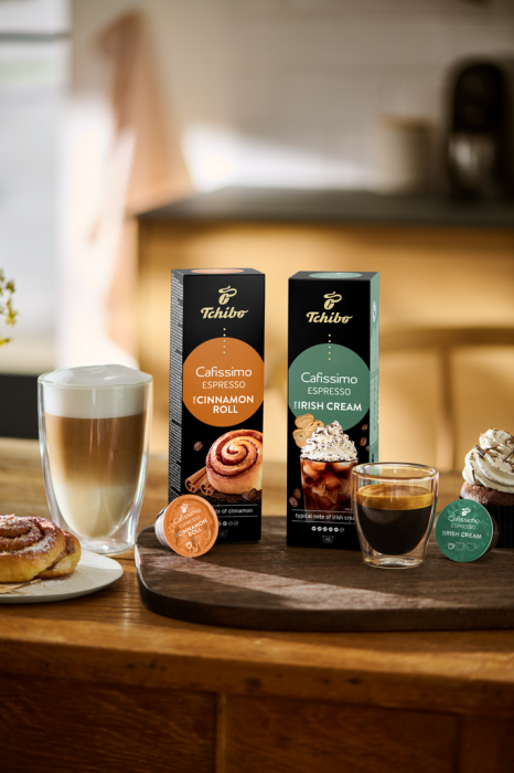 TCHIBO CAFISSIMO Capsule Espresso  cu Scortisoara Cinnamon Roll 10buc [8]