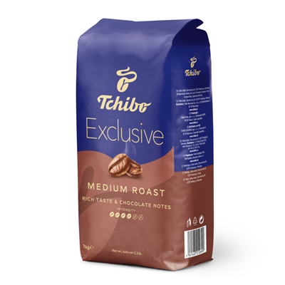 TCHIBO Exclusive Medium Roast Chocolatey Notes Cafea Boabe 1kg [2]
