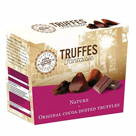 Trufe de Ciocolata Pudrate cu Cacao TRUFFES Fantaisie Nature 160g [2]