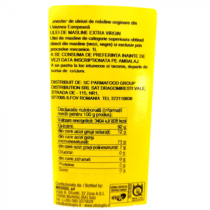 Ulei de Masline Extra Virgin pet. LUGLIO 1L [2]