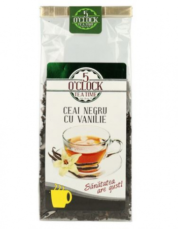 Ceai Vărsat - 5 O'CLOCK Ceai Negru cu Vanilie 80g