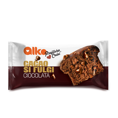 ALKA Mini Prajitura Casei cu Cacao si Fulgi de Ciocolata 12x60g [1]