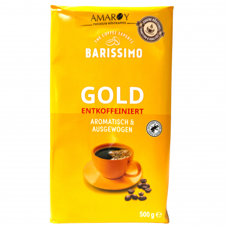 Cafea Măcinată - AMAROY Barissimo Gold Cafea Decofeinizata Macinata 500g