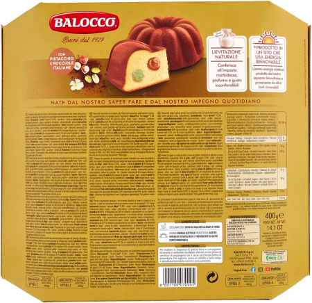 BALOCCO Cozonac Torte in Festa Fistic si Alune 400g [1]