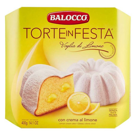 Cozonaci si Panettone - pentru Craciun - BALOCCO Cozonac Torte in Festa Limone 400g