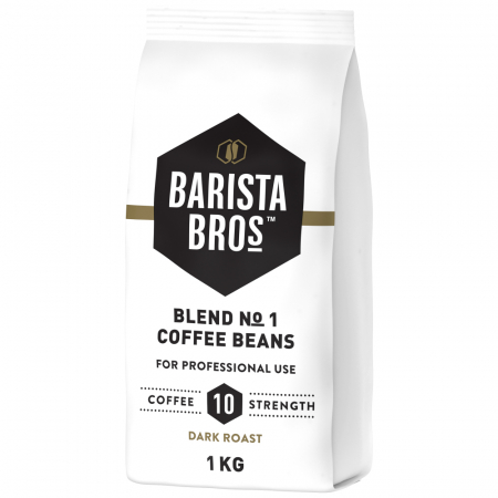 Cafea Boabe Premium - BARISTA BROS. Professional Dark Roast 10 Cafea Boabe 1Kg