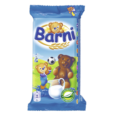 Dulciuri - BARNI Mini Prajitura cu Lapte 24 x 30g