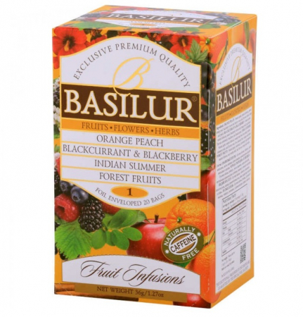 Ceai in Plic - BASILUR Assorted Vol.1 Ceai de Fructe Plic 20buc 36g