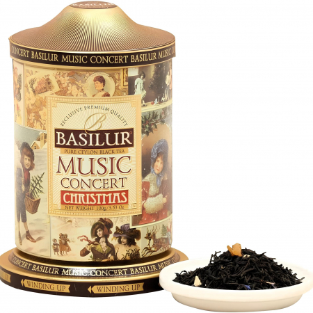 BASILUR Ceai Negru Ceylon - Cutie Muzicala pentru Craciun 100g [1]